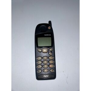 Vintage Nokia 5120A Digital Cellular Phone Black Retro Candybar Mobile Device